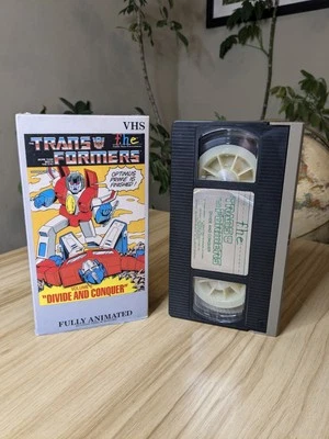 Transformers Volume 5 Divide & Conquer VHS 1984 FHE Box Vintage RARE VHS - Image 1 of 4