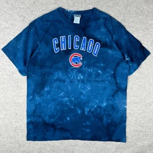 Chicago Cubs Lee Sport Tie Dye T Shirt Uomo XL MLB Blu Bianco Maglietta Manica Corta - Foto 1 di 9