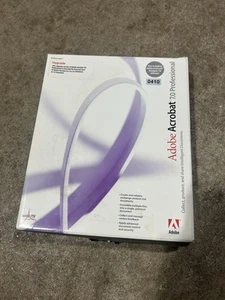 Preowned Adobe Acrobat 7.0 Professional Upgrade and ACROBAT 6 W/ adobe acrobat 6 - Picture 1 of 9