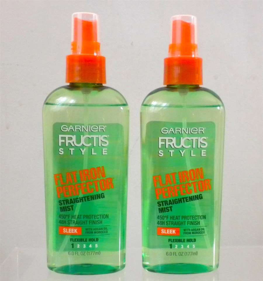 2 GARNIER FRUCTIS PLANCHA PERFECTOR SPRAY PLANCHA 6,0 OZ EA TAMAÑO COMPLETO Foto 1 de 2