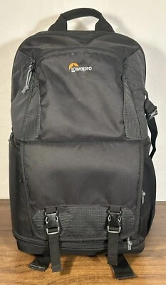 Lowepro Fastpack BP 250 AW II Backpack Camera Bag Shoulder Straps, Black - Image 1 of 4