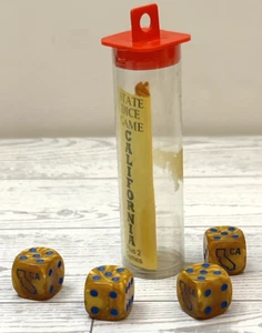 Vintage 1997 Koplow State Dice Game California - Picture 1 of 11