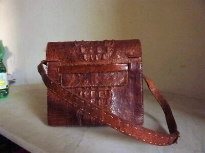 Sac ancien  en crocodile véritable  Prix en baisse A saisir! - Photo 1/4