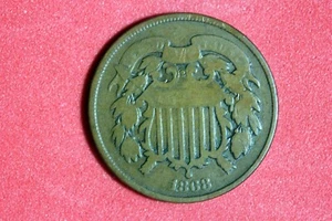 ESTATE FIND 1868 - TWO CENT!! #N06427 - Picture 1 of 2
