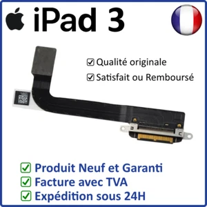 NAPPE PRISE DOCK CONNECTEUR DE CHARGE INTERNE USB DE L'IPAD 3 A1403 A1416 A1430 - Foto 1 di 3