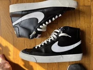 Nike Blazer '77 Vintage Mid Black Sail - Size 9 - Picture 1 of 6