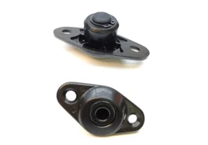NEW GENUINE VW TRANSPORTER T4 1990 - 2003 SLIDING DOOR CATCH PLATE SET 2PCS - Picture 1 of 8