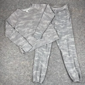 Athleta Girl Cozy Cross Your Fingers Sweatshirt Warm Up Joggers Set Girls XL - Picture 1 of 18
