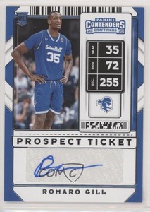2020 Contenders Draft Picks Sticker Variation Prospect Ticket Romaro Gill Auto