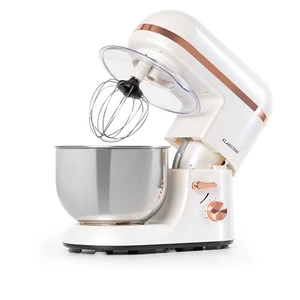 Küchenmaschine Knet Rühr Gerät Glasschüssel Teigkneter Standmixer 5L 2000W Weiß - Bild 1 von 12