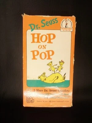 Dr. Seuss Hop on Pop 1994 VHS Plus 2 More Seuss Stories Beginner Book Video - Image 1 of 4