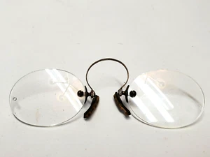 ALTE SELTENE BRILLE AUS DER BÜRGERKRIEGSZEIT BENJAMIN FRANKLIN STIL GESTELL SAMMLERSTÜCK - Bild 1 von 8