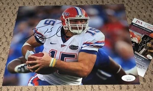 TIM TEBOW SIGNED 8X10 PHOTO AUTOGRAPH FLORIDA GATORS FOOTBALL JSA COA AUTO - Picture 1 of 1