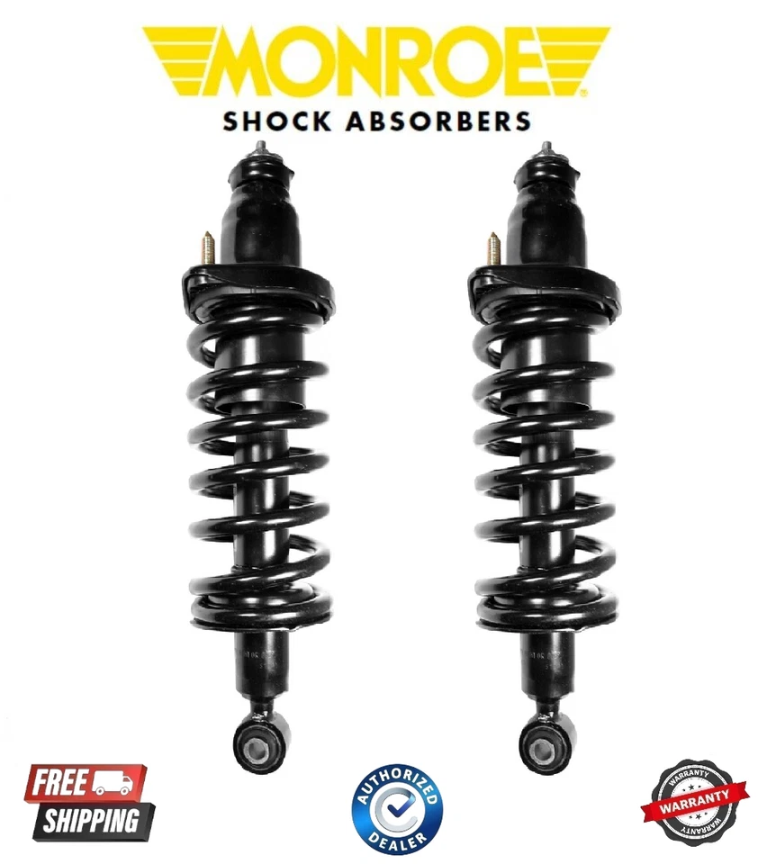 2 puntales de suspensión trasera y muelle helicoidal-puntal rápido para Honda Civic 01-05 Foto 1 de 1