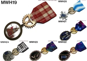 Steampunk Abzeichen Brosche Pindrape Medaille Polizei Box Timelord Scifi Tardi #MWH19-24 - Bild 1 von 13