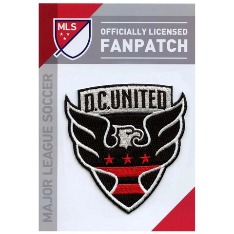 DC United Soccer Team Crest Embroidered Jersey MLS Futball Patch Cover