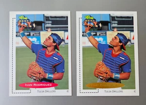 Ivan "Pudge" Rodriguez 1991 Classic Best Gold Card and Regular card - Picture 1 of 6