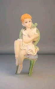 K s Collection Ballerina Movement collection ballerina in chair vtg - Picture 1 of 12