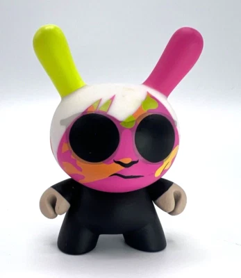 Kidrobot 3" Dunny ANDY WARHOL Serie 1 "Pink Camo Andy" 2016 Juguete Artístico, Sin Caja Foto 1 de 4
