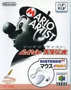 Nintendo Mario Artist Paint Studio Maus Set 64DD N64 Diskettenlaufwerk mit Box Japan - Bild 1 von 1
