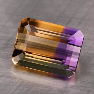 Video 19,48 quilates Natural Ametrina Bolivia Vivo Golden Amarillo Púrpura Tono B33 - Imagen 1 de 3
