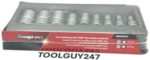 SNAP ON TOOLS USA NEW 9pc 3/8" 1/2" Drive TORX Plus Shallow Socket Set 209FLEPLY - Bild 1 von 5