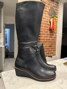 Aerosoles Damen Fernglas Kniehohe Stiefel Schwarz Größe, 8, Wasserdicht  - Bild 1 von 7