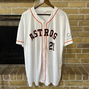 Houston Astros Zack Greinke #21 SGA White Jersey Size XL - Picture 1 of 6