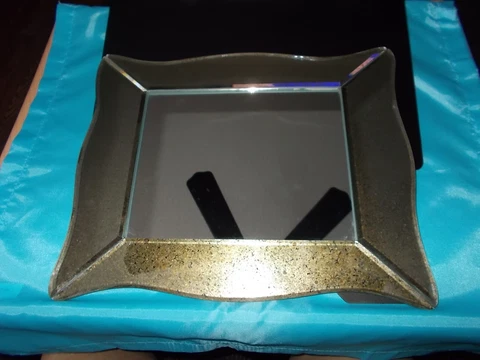 Vintage 1960's Framed Mirror Cover