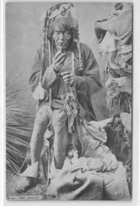 Native Americana "CHIEF JUMP-OFF" Indian Man ca 1910s Globe, AZ Antique Postcard - Picture 1 of 2