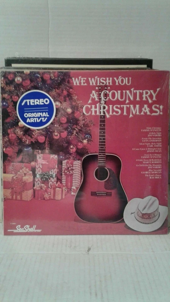 We Wish You A Country Christmas LP VG Vinyl Marty Robbins Tammy Wynette SEALED - Image 1 of 4