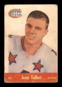 1955-56 Parkhurst #53 Jean-Guy Talbot G RC Rookie Canadiens 549759