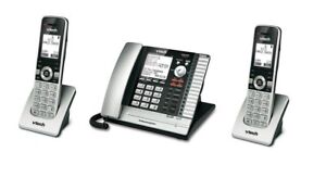 Vtech 4 Line Corded Cordless Office Business Phone System w 2 Multiline Handsets