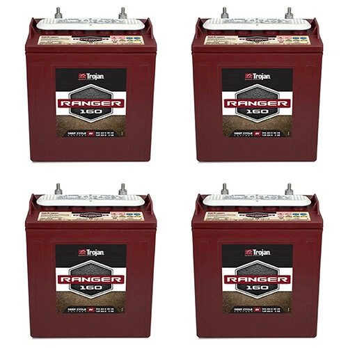 Trojan Ranger-160 204Ah 8VDC Group GC8H Signature Deep-Cycle Flooded BatteryX6