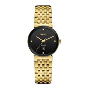 Reloj para mujer Rado Florence clásico diamantes acero inoxidable esfera negra R48915703 - Imagen 1 de 4