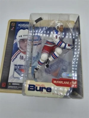 Pavel Bure in Home White Jersey New York Rangers NHL McFarlane - Image 1 of 4