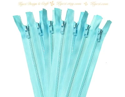 5 - 25 pc Chunky Plastic Separating Zipper / Gauge 5 - 14", 16", 18", 20", 22" - Image 1 of 2