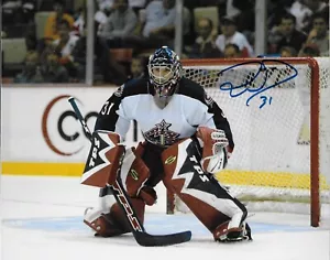 Signed Pascal Leclaire Columbus Blue Jackets Autographed 8x10 Photo #3 Original - Picture 1 of 2