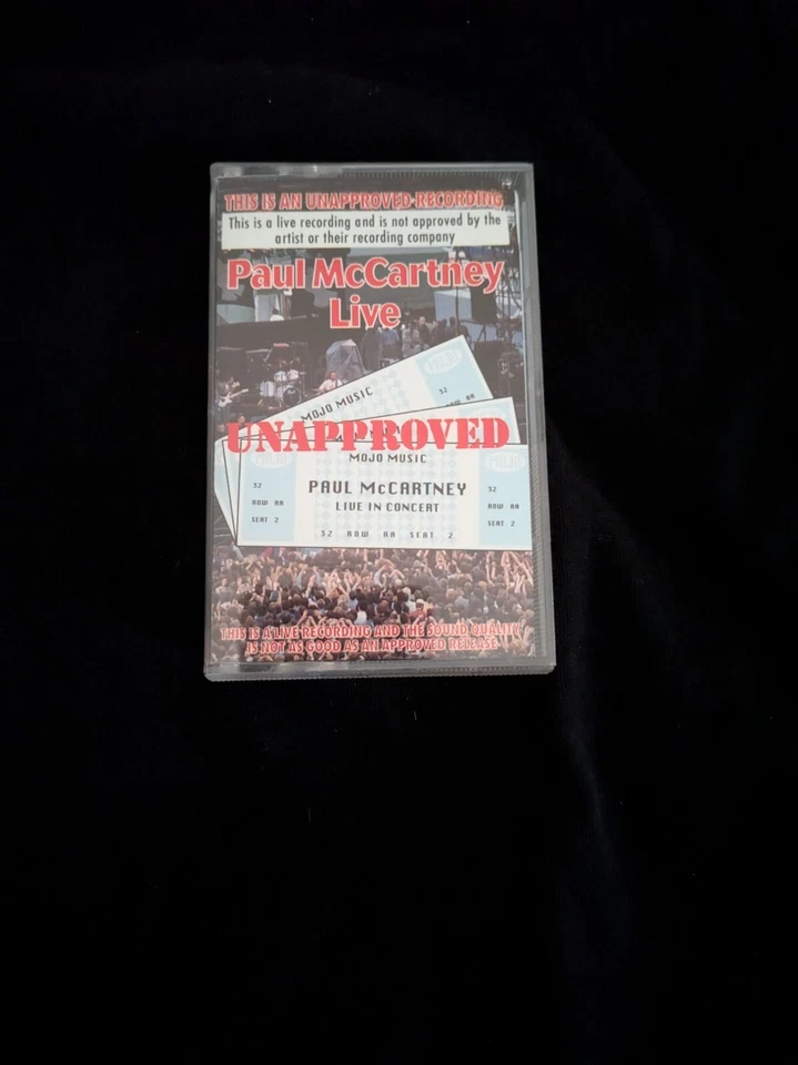 Paul McCartney Live (unapproved) Cassette - Image 1 of 1