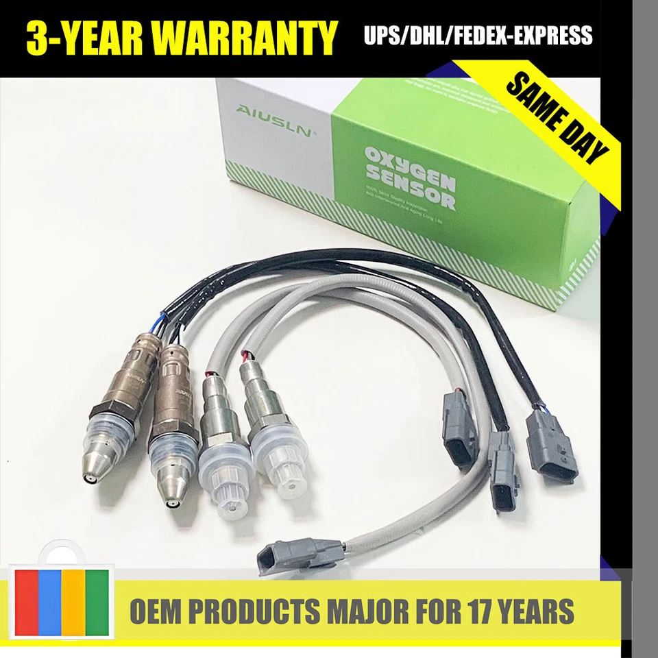 4Pcs Up+Downstream O2 Oxygen Sensor For 2015-2019 Nissan Murano Pathfinder 3.5L - Image 1 of 4