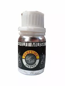 BRUT MUSK 1 kg/34 flüssige Unzen, Premium Attar, Parfüm Duftöl, ALKOHOLFREI. - Bild 1 von 1