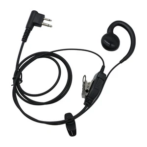 PTT Mic Swivel Earpiece for Motorola Radio Walkie Talkies CT150 CP200 CLS1110 - Picture 1 of 17