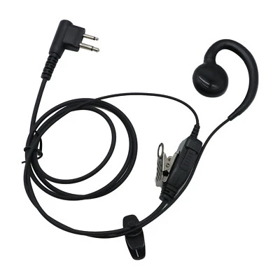 PTT Mic Swivel Earpiece for Motorola Radio Walkie Talkies AXV5100 CP200 CLS1110 - Image 1 of 4