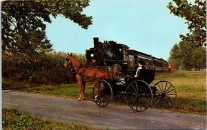 The Strasburg Railroad Route 741, Strasburg, Pennsylvania 1973 Postcard - Picture 1 of 2