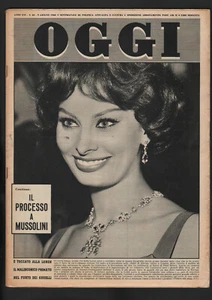 OGGI 23/1960 SOPHIA LOREN KATYNA RANIERI BARDOT VITTI PUYEHUE CHILE CORDON CAULL - Picture 1 of 1