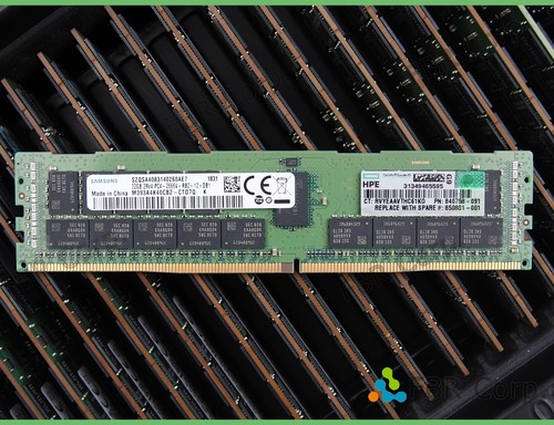 Mémoire Serveur HP 32 Go DDR4 2666 MHz - RDIMM 288 Pins - ECC Enregistrée - Gen10