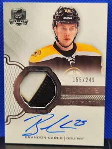 2016 The Cup Brandon Carlo Rookie Patch Auto Boston Bruins Rpa  - Picture 1 of 11