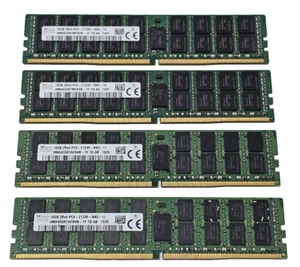 64 GB 4x 16GB 2Rx4 PC4-2133P Server RAM ECC Arbeitsspeicher SK Hynix für HP Z440 - Afbeelding 1 van 1