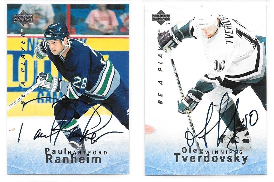 1995-96 Upper Deck UD BAP Be A Player Hockey Autographs - You Pick - Image 1 of 1