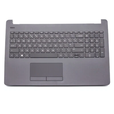UNBRANDED / GENERIC Nuovo ricambio per HP 15-BS125NL grigio palmare touchpad tastiera UK custodia superiore